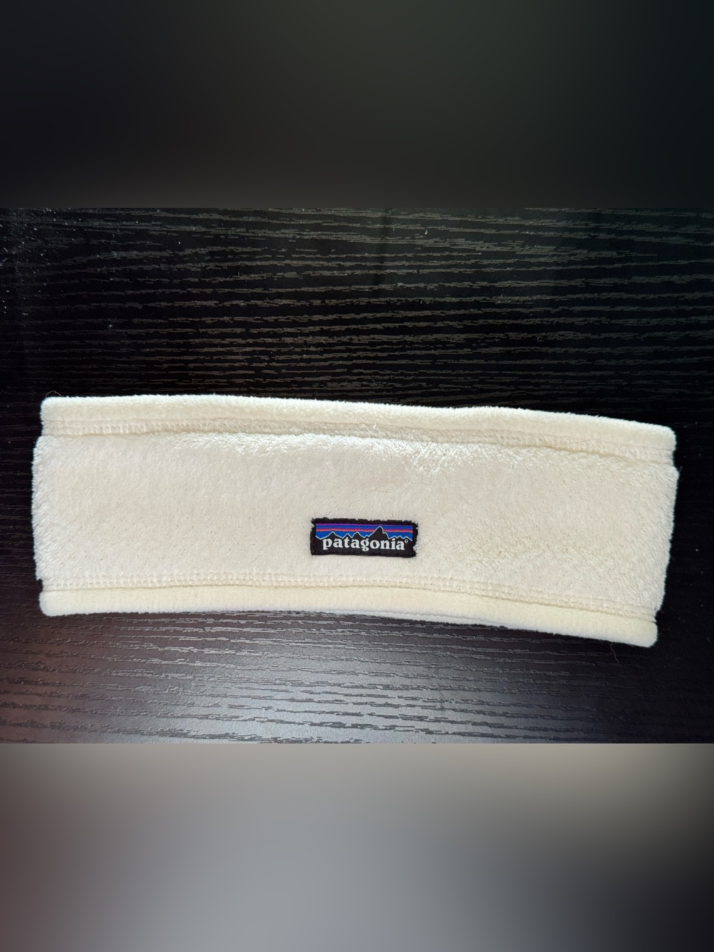 PATAGONIA Fleece Headband Ear Warmer - Ivory White - Women’s One Size
